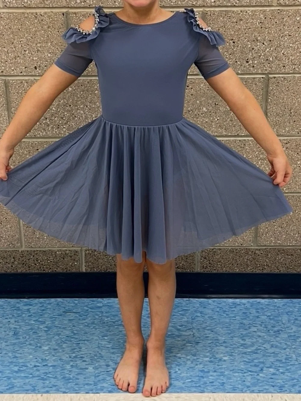balera Lavender Short Sleeve Dance Dress Contemporary or Lyrical